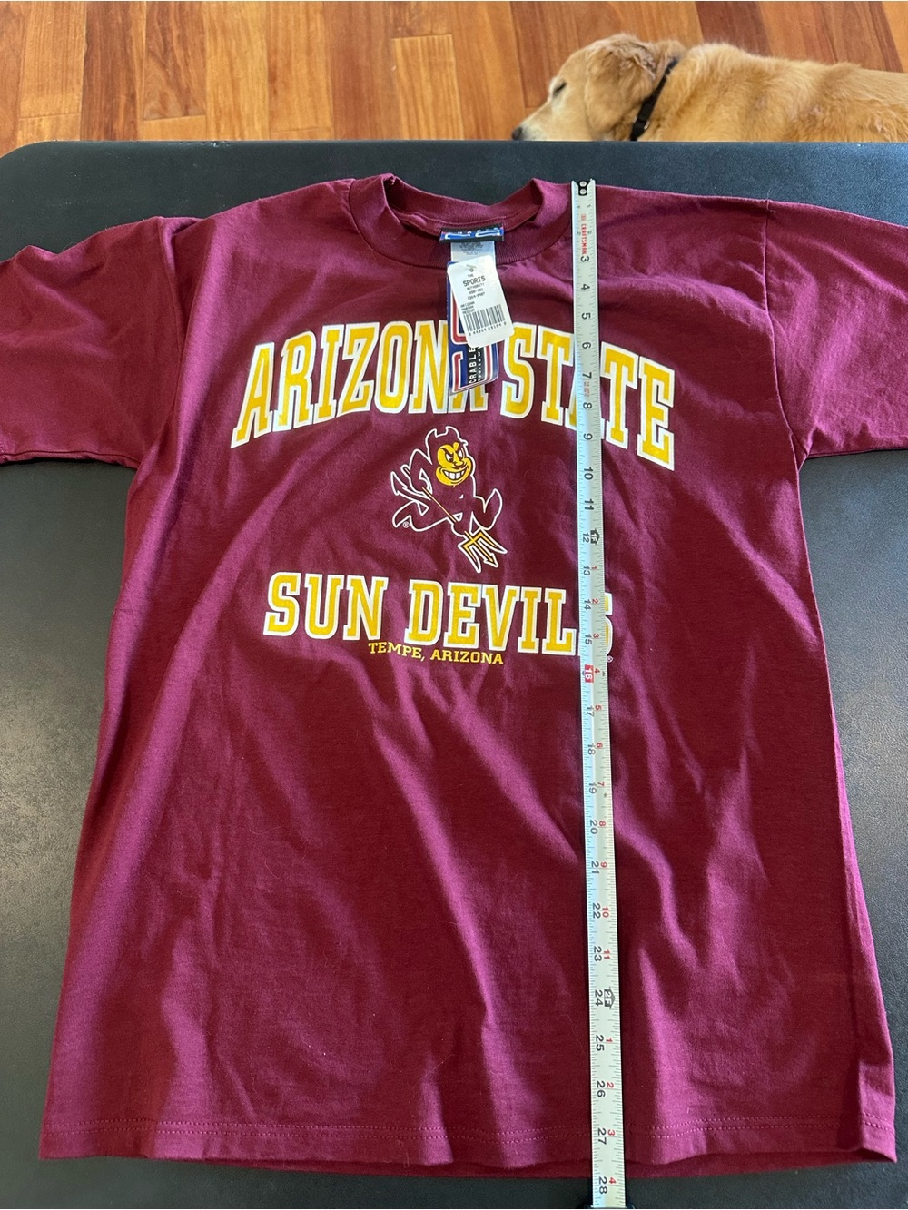 Arizona State Sun Devils Crable Sportswear Men's T‑Shirt - Maroon Size Medium - Picture 7 of 8